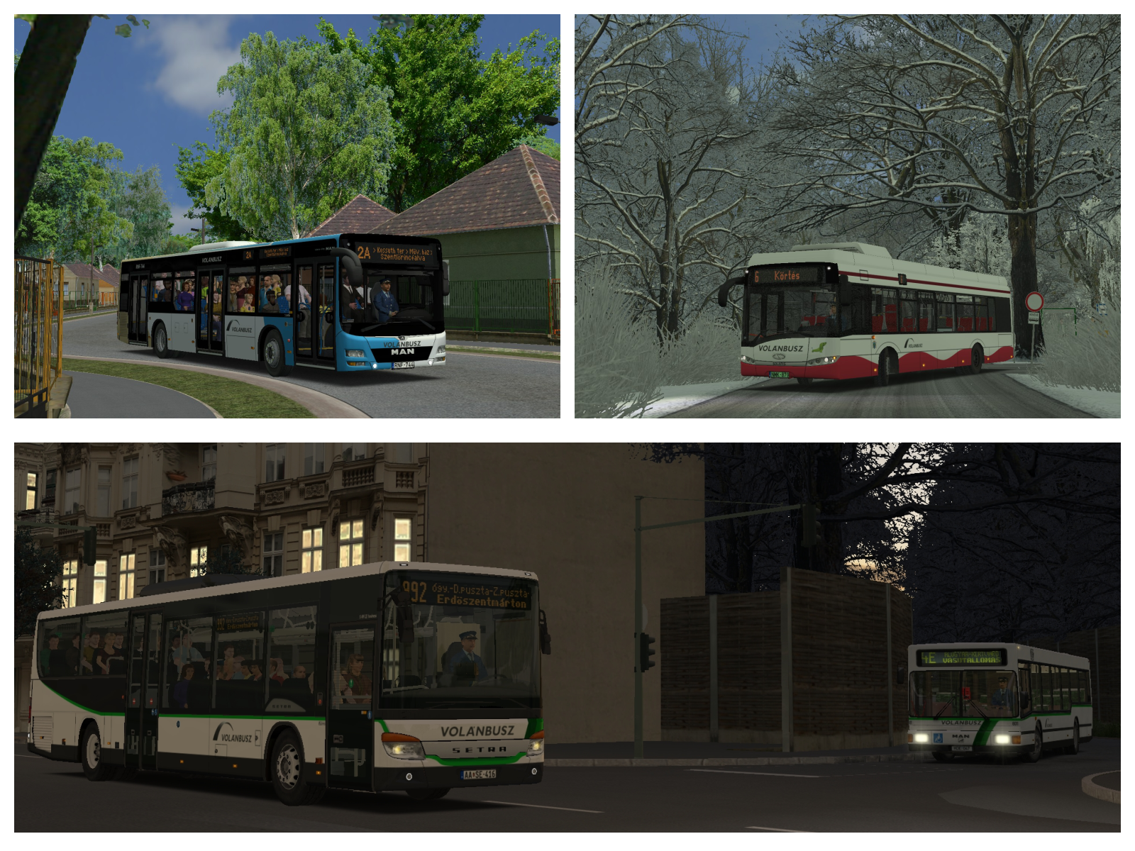 A pálya helyközi autóbuszainak arculata